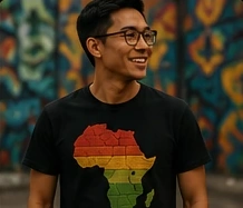 Community member exploring art and culture